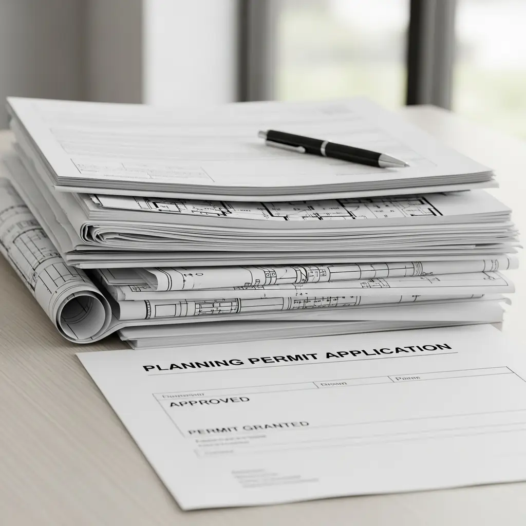 Streamlining the planning permits and approvals process. Planning documents for a permit