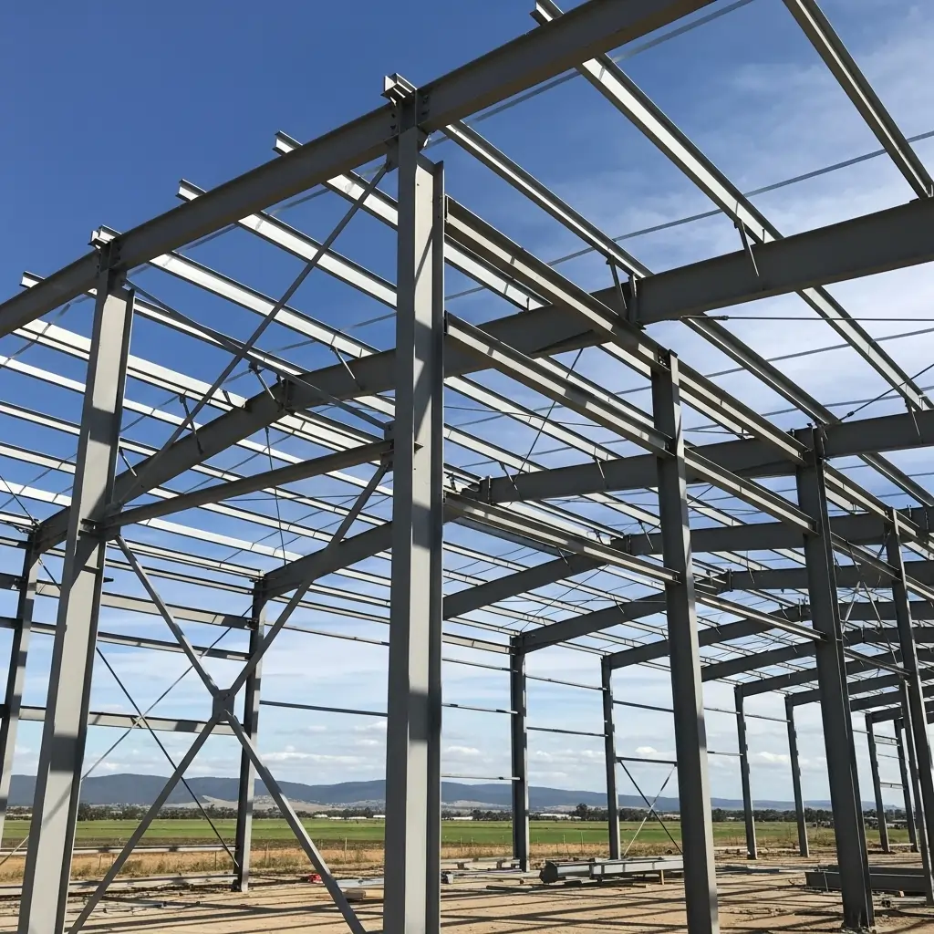 Expert structural engineering for robust and safe buildings. Steel Frame commercial building.